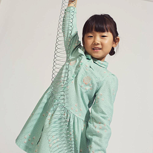 Платье с галстуком Gingersnaps "Sabel Mint Grove", мятное